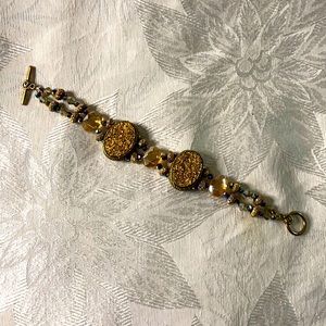 Golden Druzy Bracelet